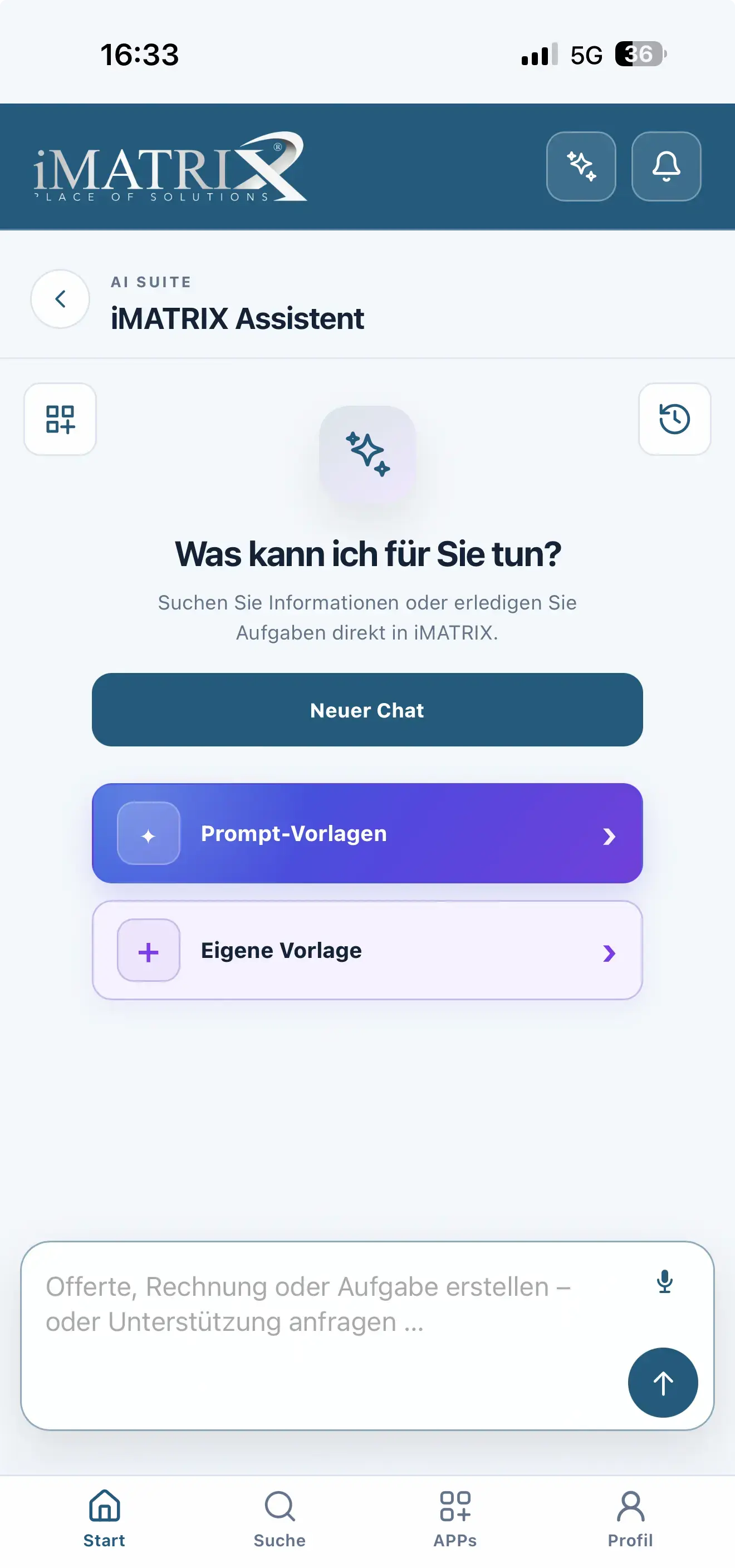 iMATRIX App · KI-Assistent